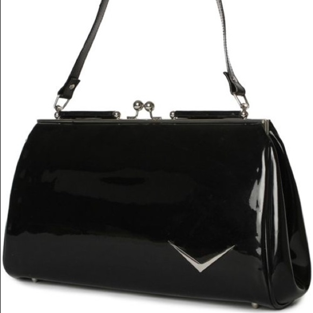 NWT-Lux De Ville Getaway Kiss Lock Purse